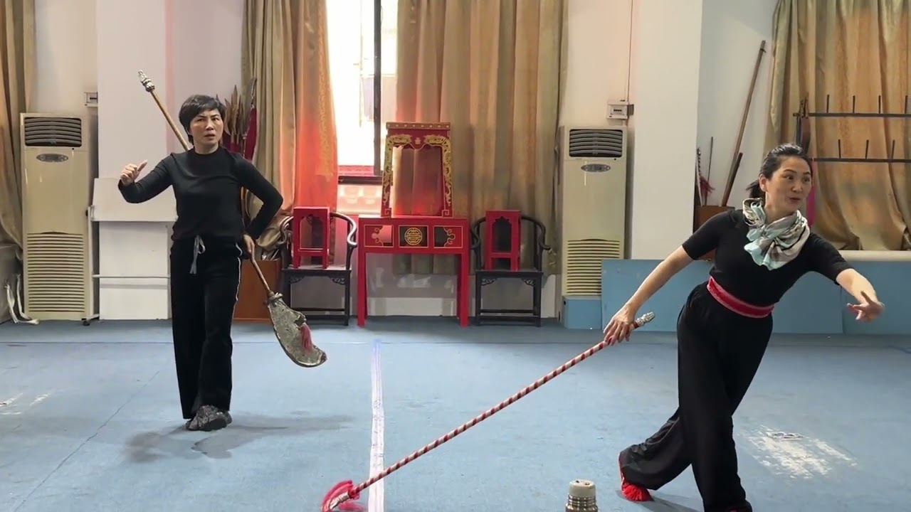 潮剧排练。八宝与狄青。林碧芳、王美芳演出。Teochew Opera 0118