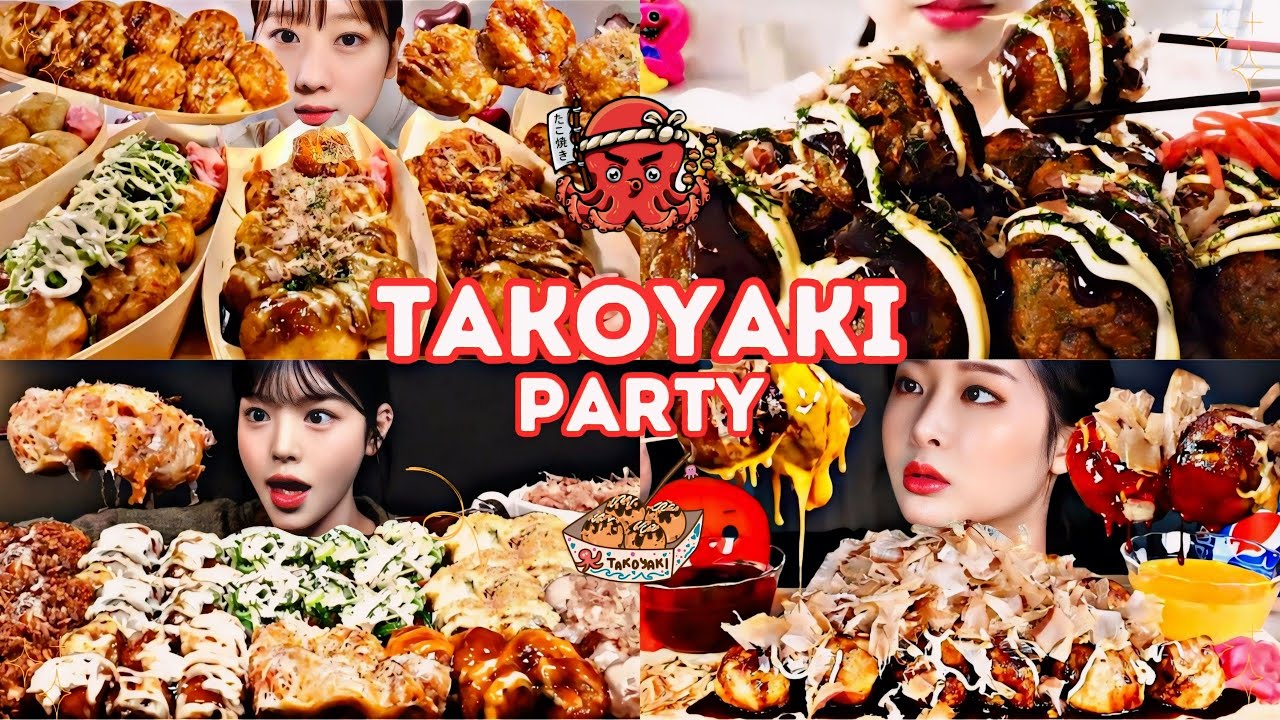 ASMR TAKOYAKI OCTOPUS BALLS | Mukbang ASMR Compilation