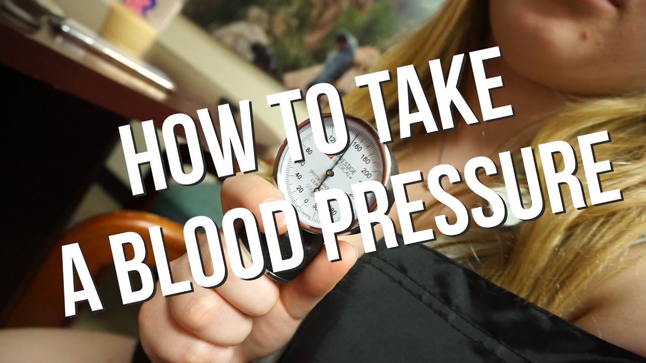 How to take a blood pressure