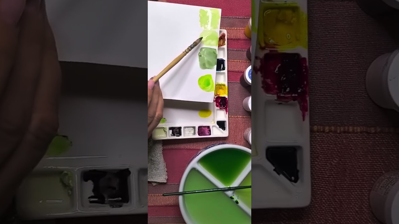 Food Colour mixing with primaries