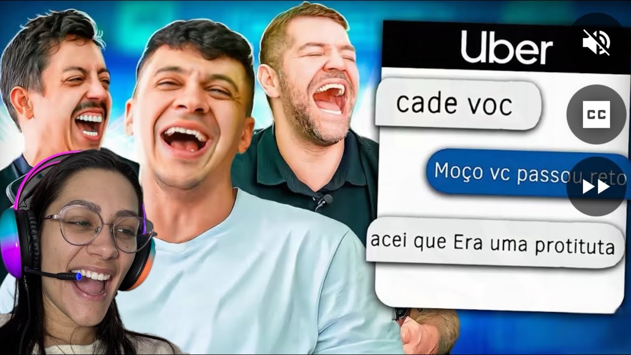 PERDERAM A NOÇÃO NAS CONVERSAS DO UBER 😂 - React Canal Canalha