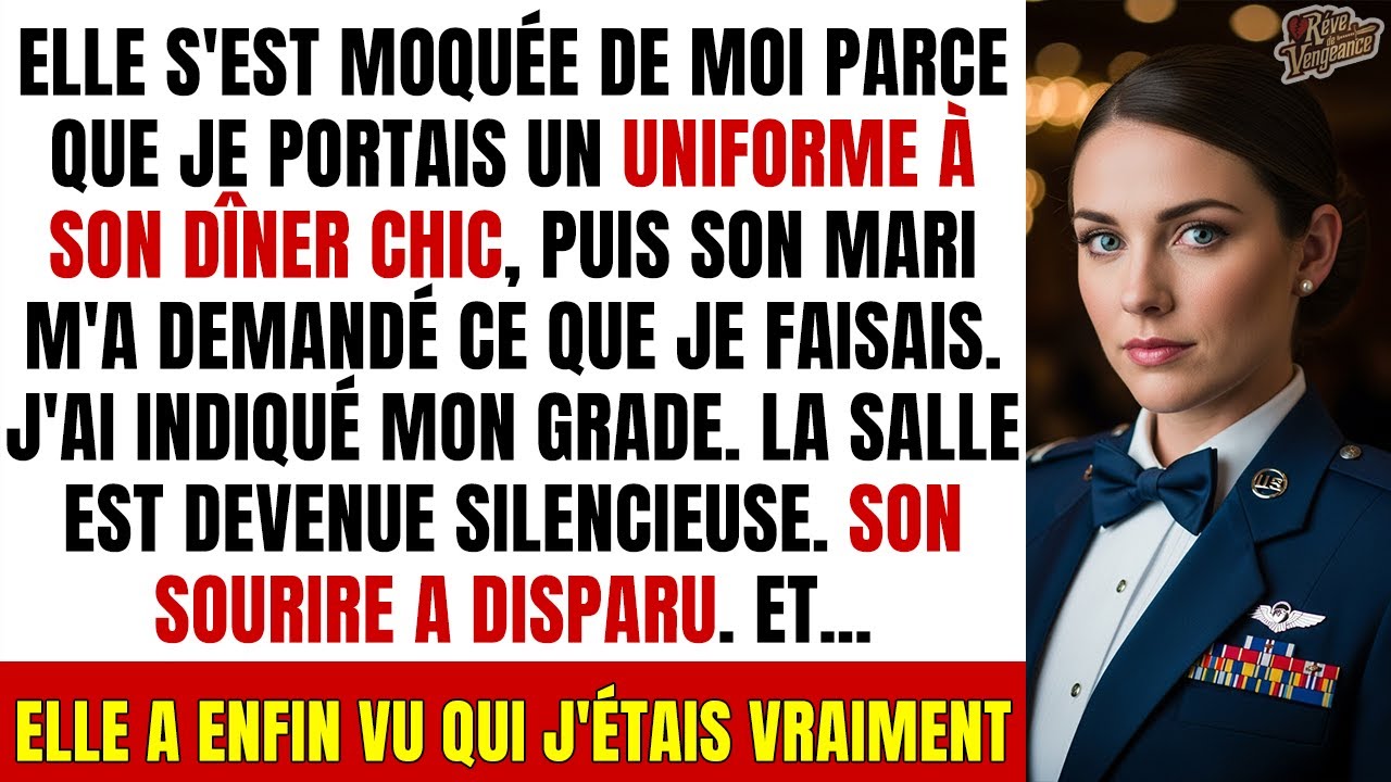 Ma sœur se moque de mon uniforme. Son mari se fige : 