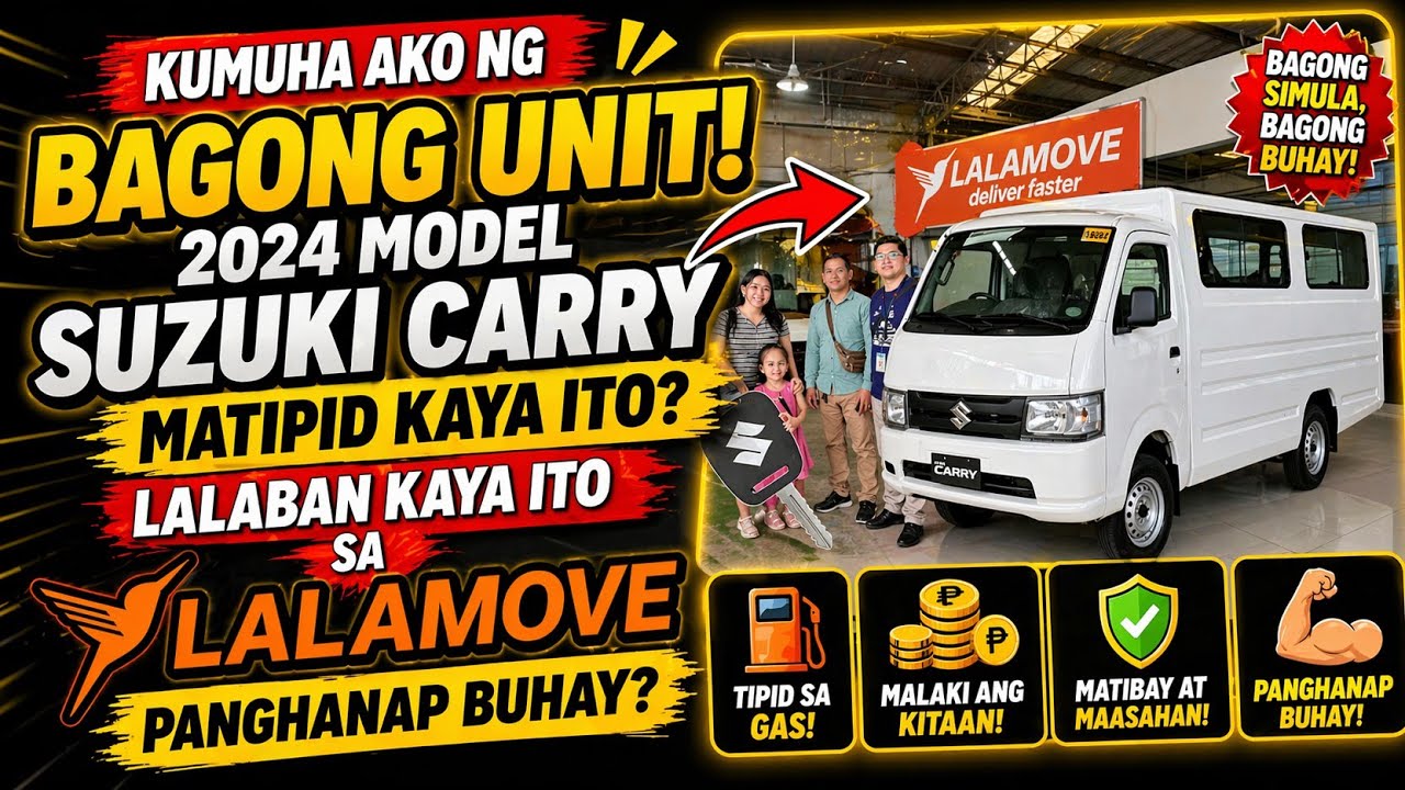 Kumuha ako ng bagong unit suzuki carry panalo kaya ito sa lalamove? 