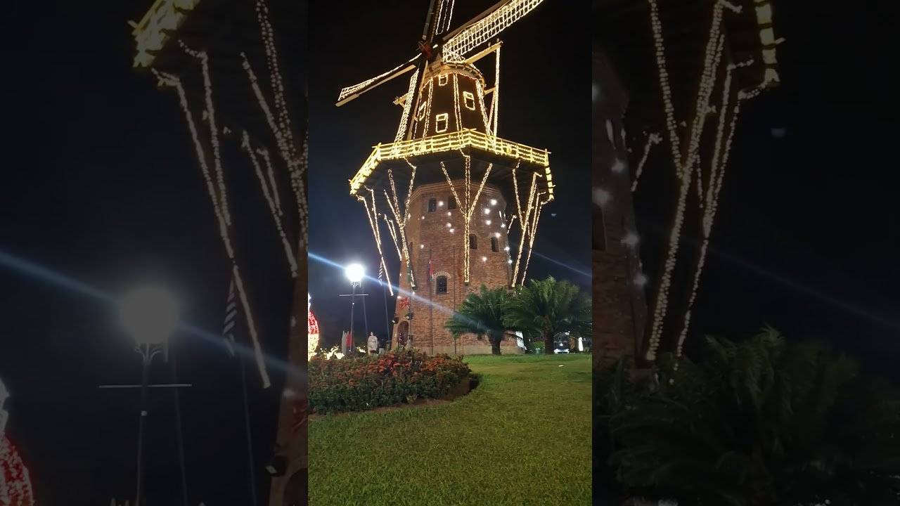 Holambra/SP - Moinho dos Povos Unidos - Decora&ccedil;&atilde;o de Natal 2023