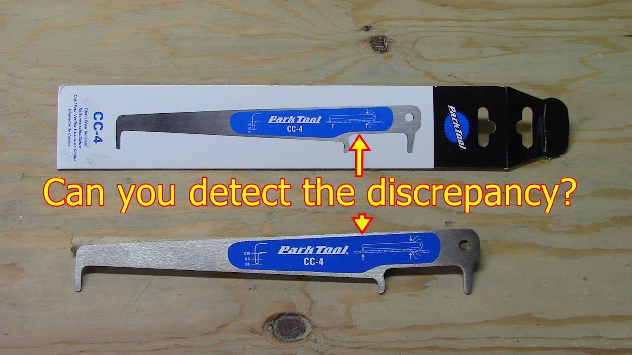 Контроль износа цепи за считанные минуты с помощью Park Tool CC-4!