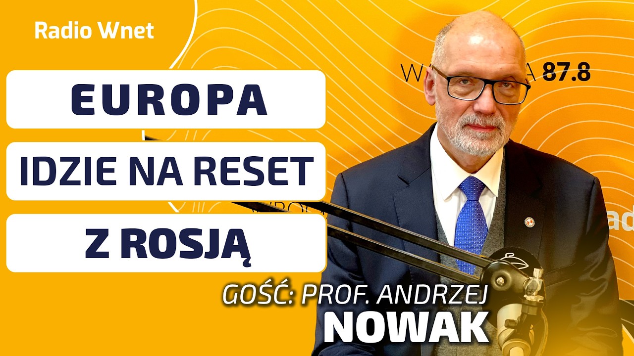 Prof. Andrzej Nowak: Rząd TUSKA chce zrobić z Niemcami RESET z Rosją i odwr&oacute;cić się od USA