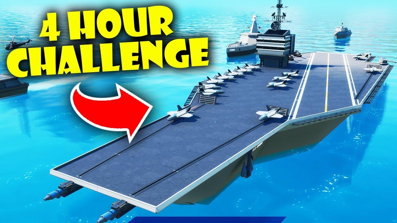 We Built An Entire Fleet in 4 hours in Fortnite Creative!