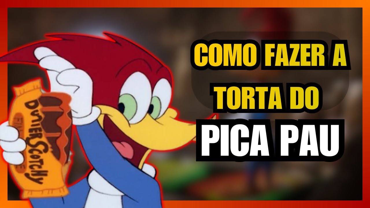 COMO FAZER A TORTA DO PICA-PAU 🥧(Receita FÁCIL e Igual do Desenho!)