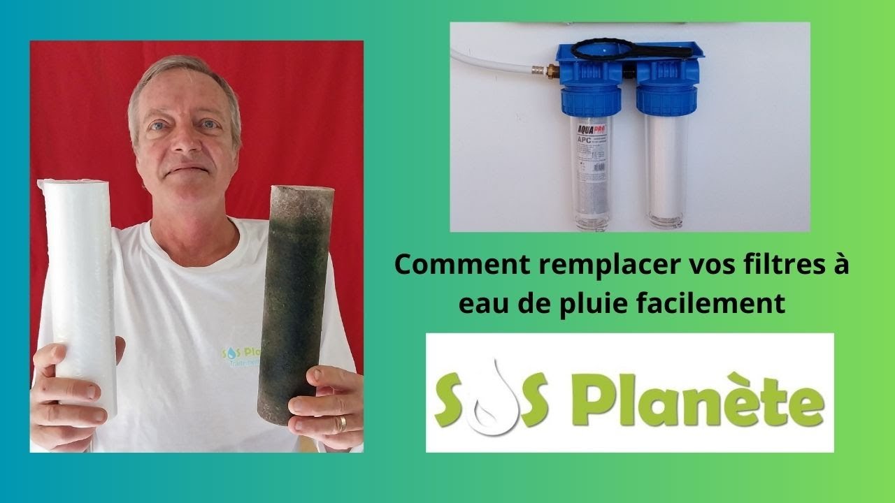 Voici comment remplacer, protéger et nettoyer les filtres à eau de pluie facilement en 5 minutes