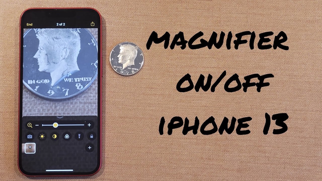 как включить и выключить лупу на iPhone 13