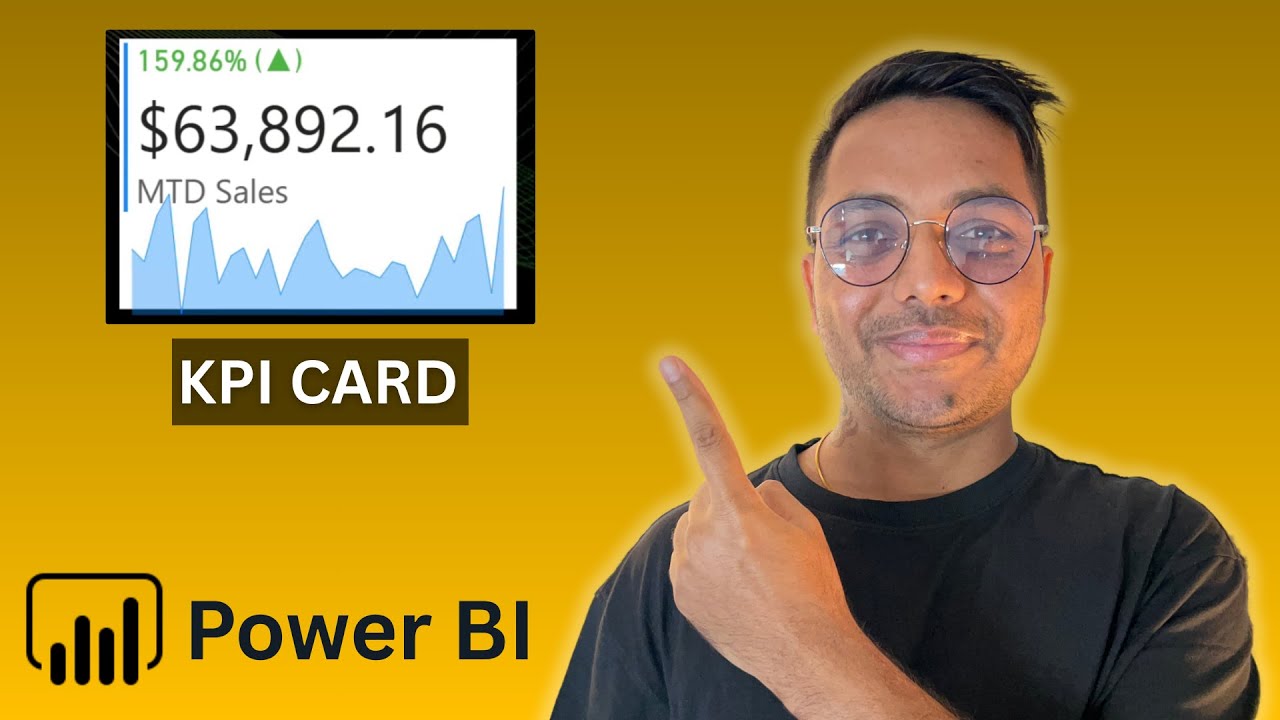Учебные материалы по Power BI | Карточка KPI — проект | Расширенные возможности Power BI для анал...