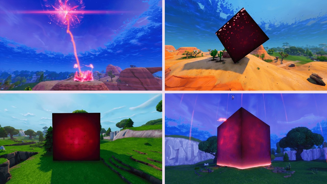Evolution of Red Cube in Fortnite Storyline