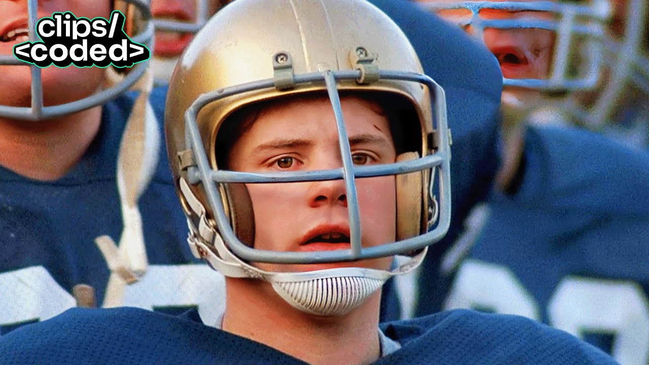 rudy (1993) - rudy finally leading the team out of the tunnel is peak cinema