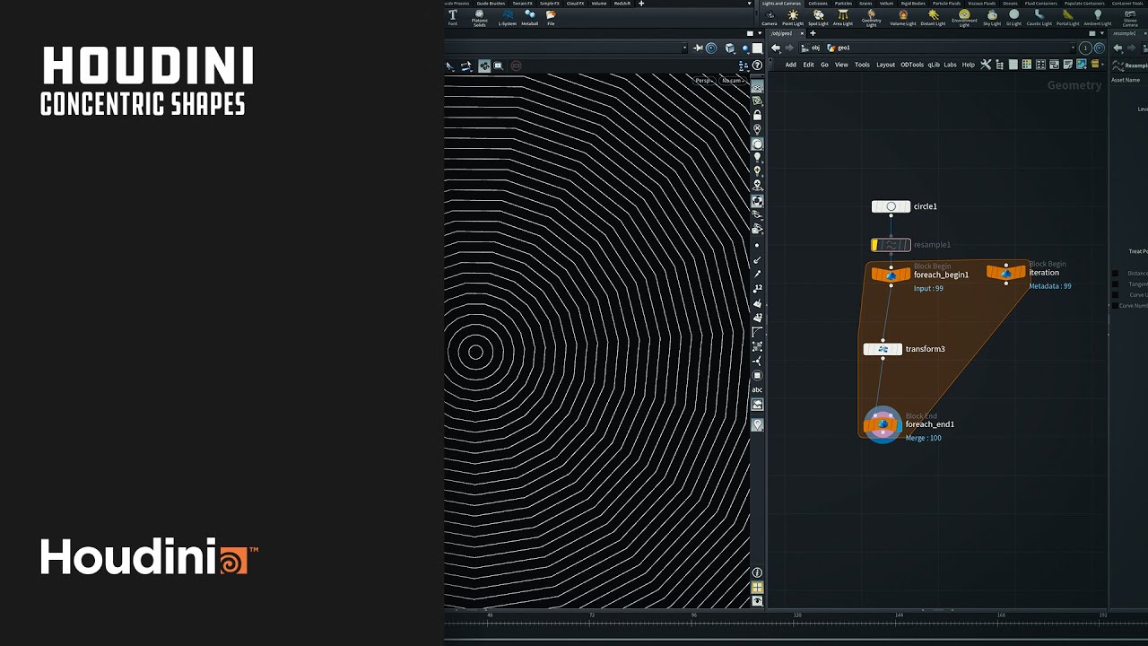 Houdini Quickie: Concentric Shapes