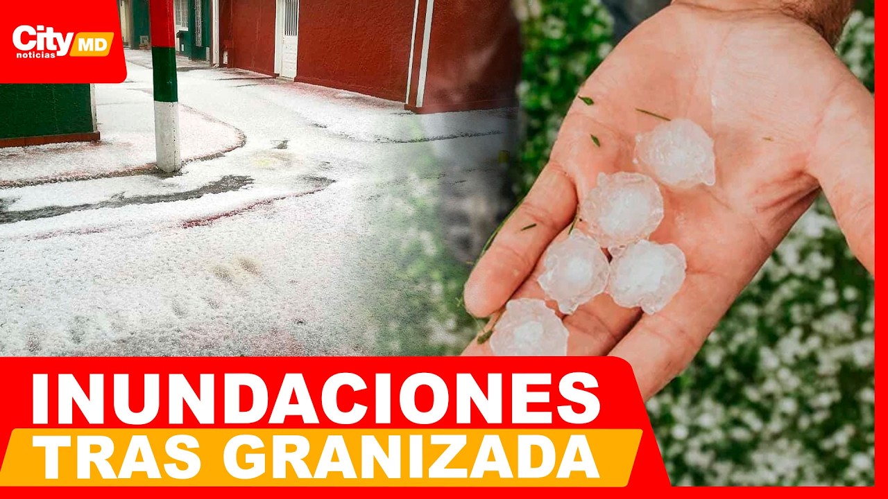 Fuerte granizada en Engativá dejó inundaciones y comercios afectados | City Noticias Medio Día