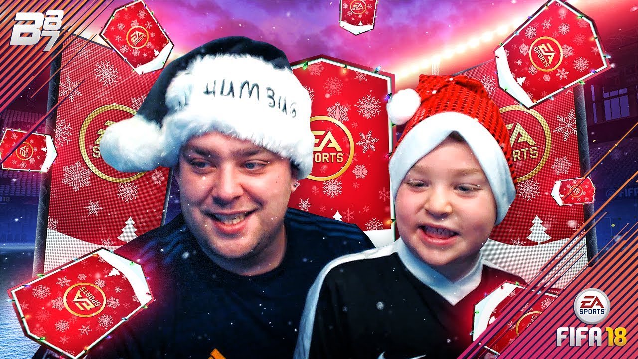 CHRISTMAS DAY PACK OPENING WITH JACK! | FIFA 18 ULTIMATE TEAM!