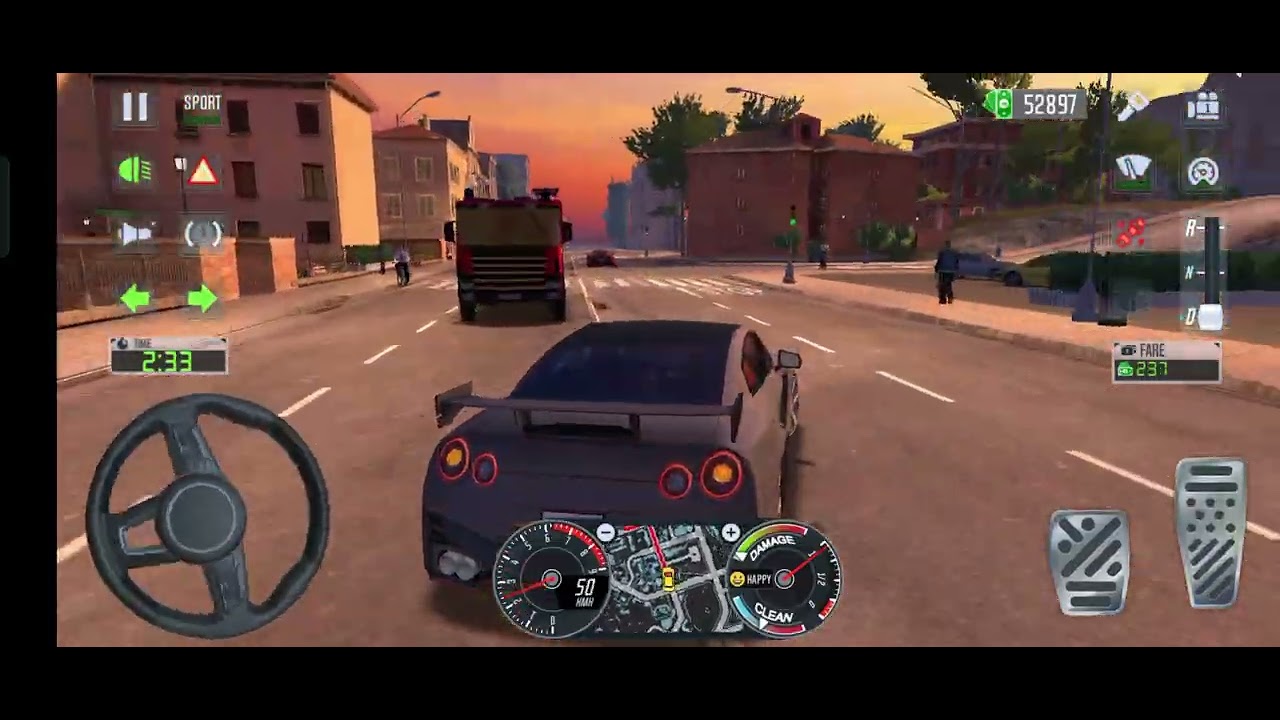 Driving supera as a private taxi 🚖 / taxi Sim 2020 gameplay 