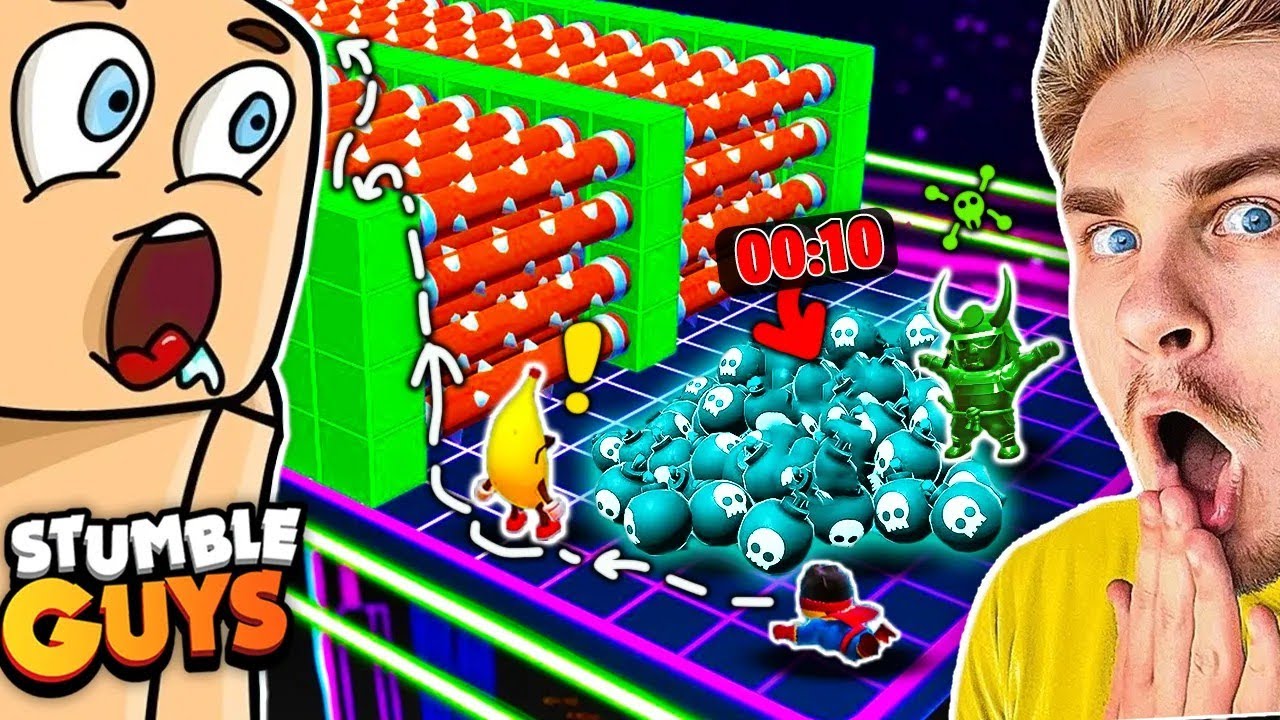 ABRA i BOBO REAGUJE ⚠️ na NIESAMOWITE TRIKI I MOMENTY 🎮 w Stumble Guys! 😱