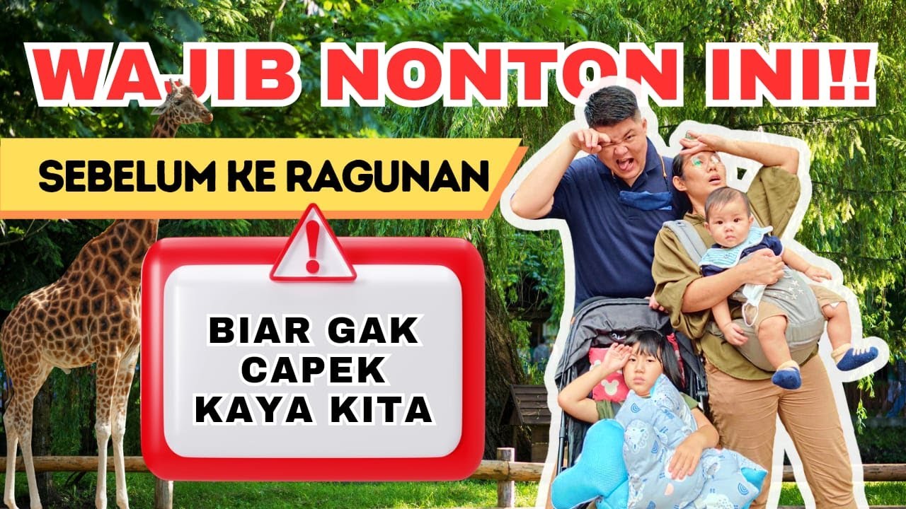 [WAJIB NONTON INI SEBELUM KE RAGUNAN 2023] Persiapan biar puas ke Ragunan Zoo 2023 [Ragunan terbaru]