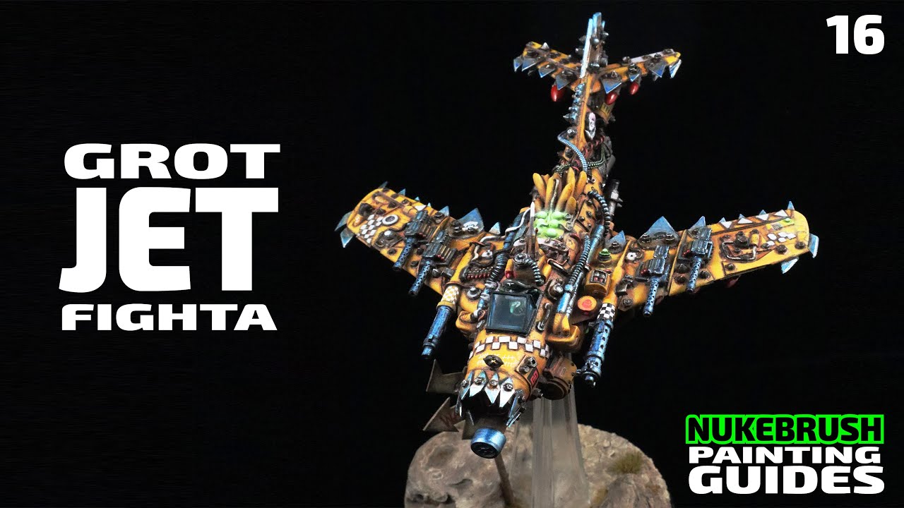 Painting converted Dakkajet (or Grot Bommer) | Painting guides | Warhammer 40k proxy