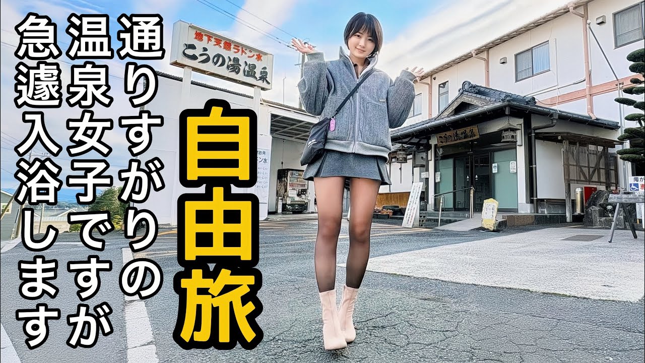 【温泉女子】大事件！ラドン温泉で気分上々後に背後から忍ばない影に困惑【福岡県】【太宰府天満宮】【hotspring】