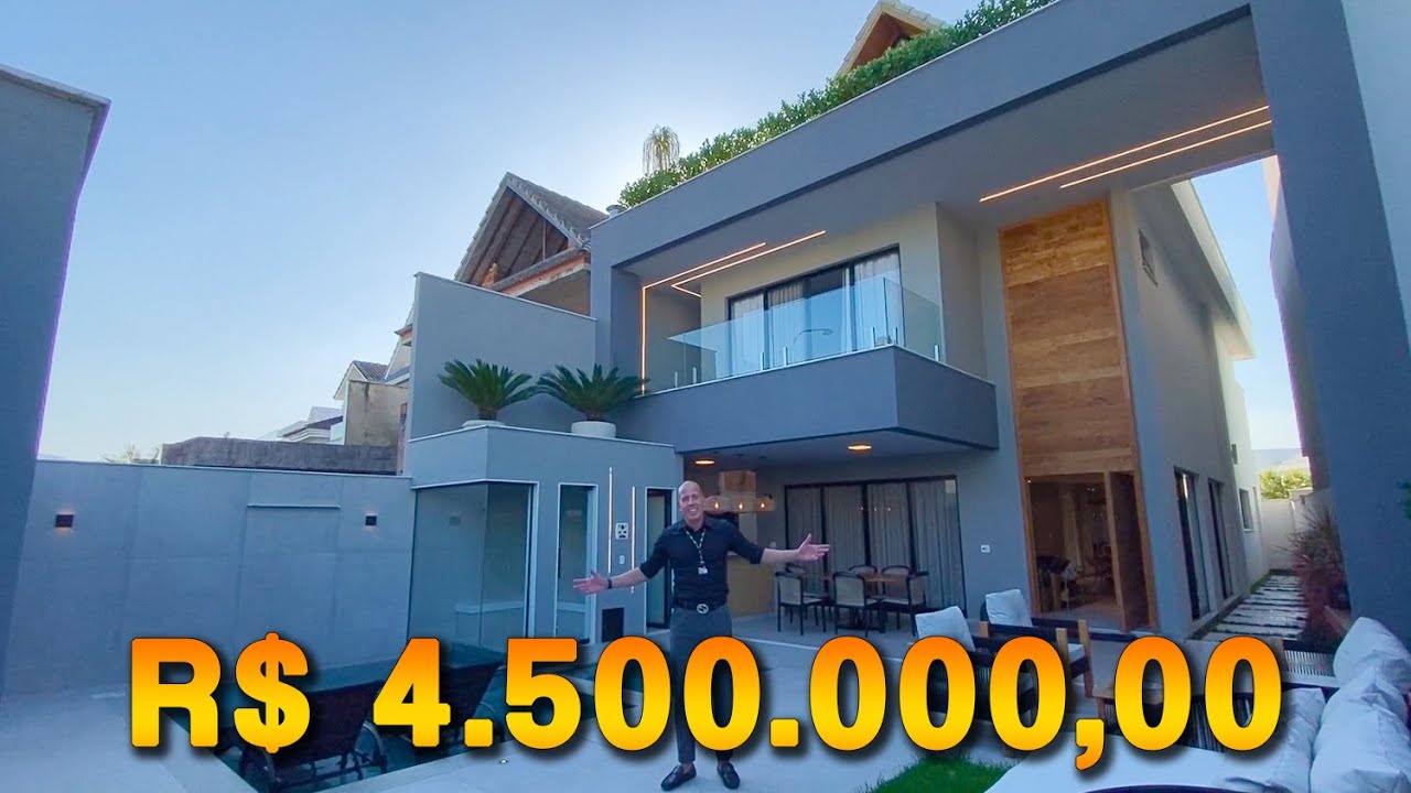 CASA C\ DECORAÇÃO DE ALTO LUXO À VENDA PORTEIRA FECHADA NO RIVIERA DEL SOL!! | MULLER IMOVEIS RJ