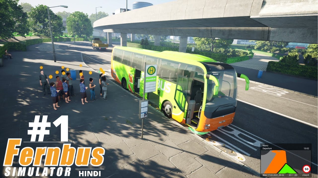 Fernbus Coach Simulator + Thrustmaster T150 - Chaliye Shuru Karte Hain #1 | Fernbus Simulator Hindi