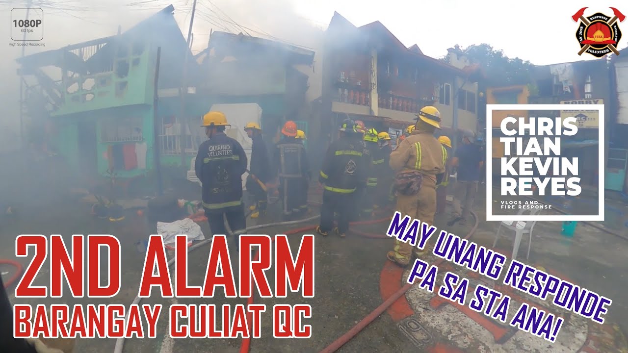 10 70 2ND ALARM BARANGAY CULIAT QUEZON CITY OCTOBER 26, 2020 | RFV | Response Fire Volunteer