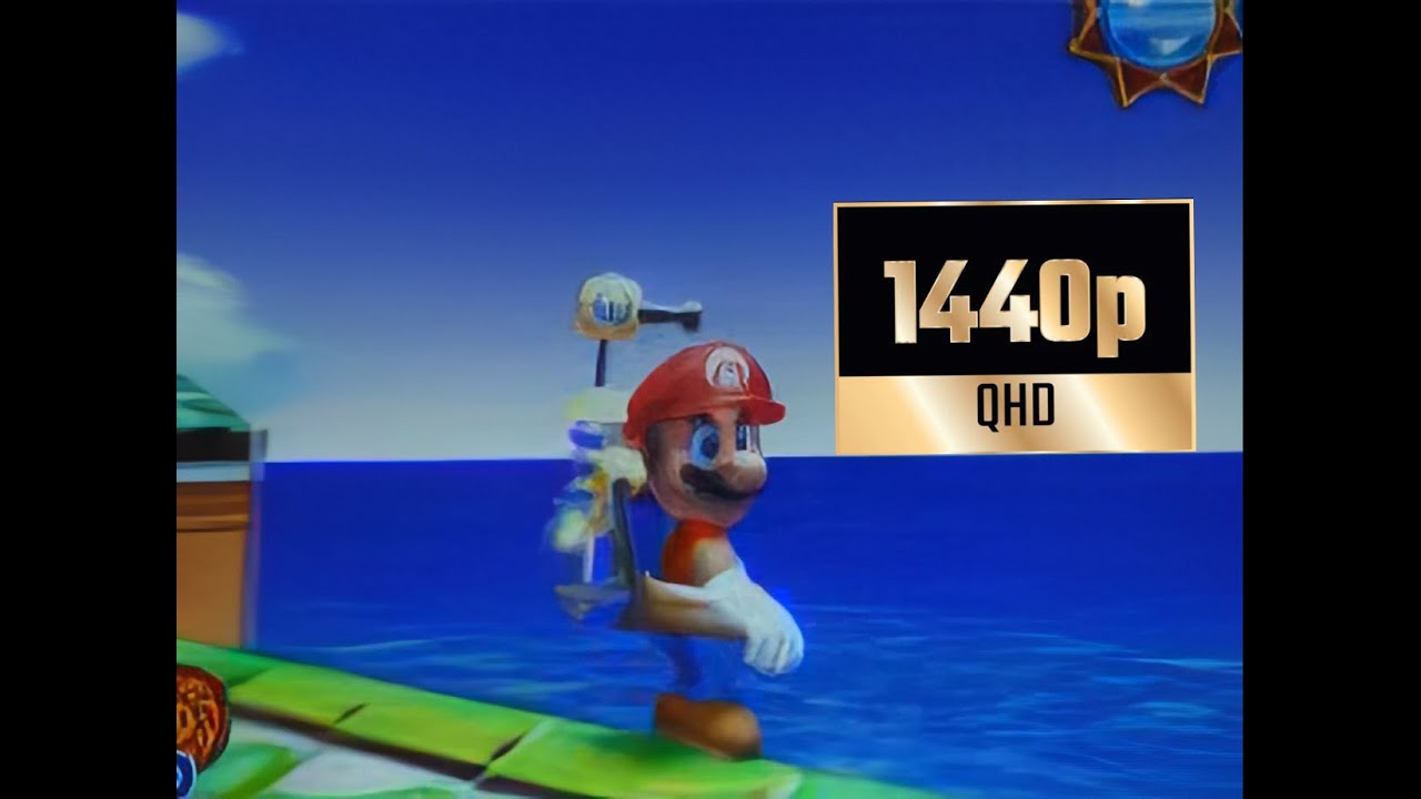 Super Mario Sunshine (Spaceworld 2001) [1440p 