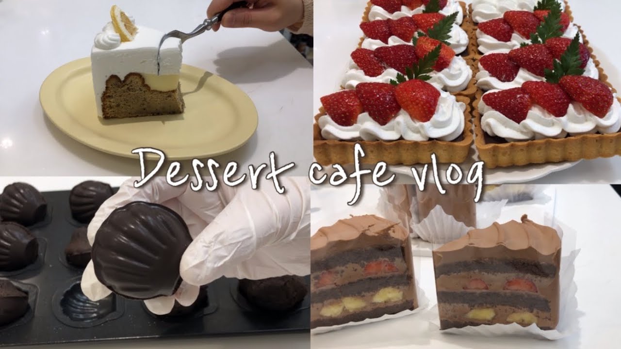 [디저트카페VLOG] 6개월 순삭..ㅣ카페브이로그ㅣ디저트카페ㅣ1인카페ㅣ스모어디저트카페