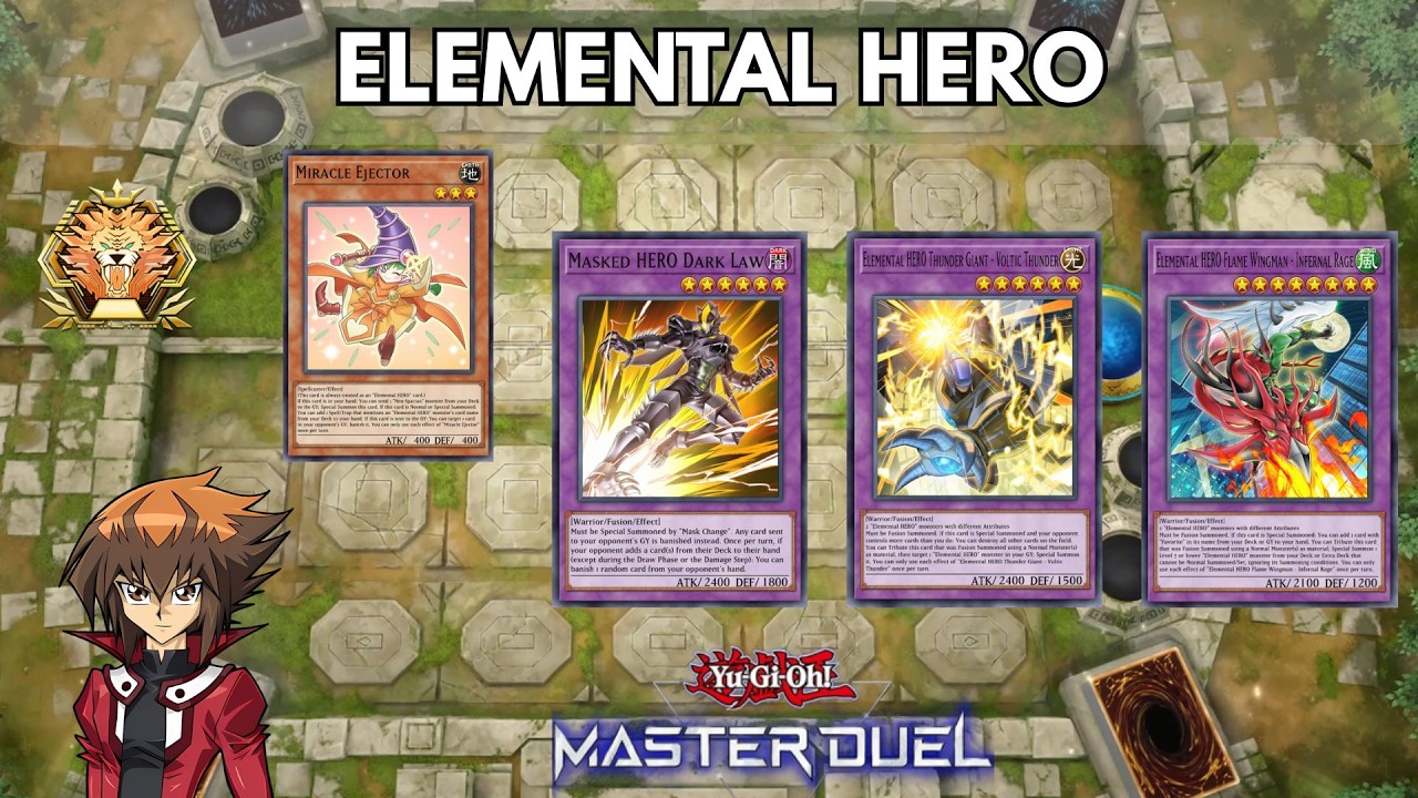 BEST Pure Elemental Hero & Masked HERO Deck! - Crushing META! | Yu-Gi-Oh Master Duel