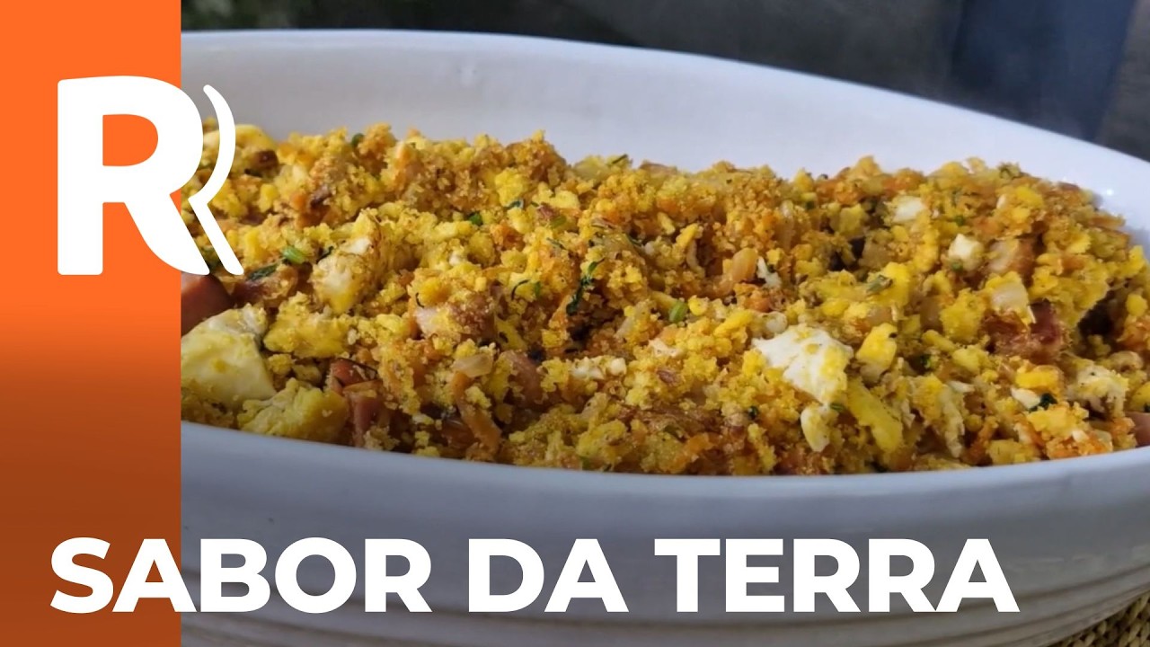 Receita de Farofa Caipira