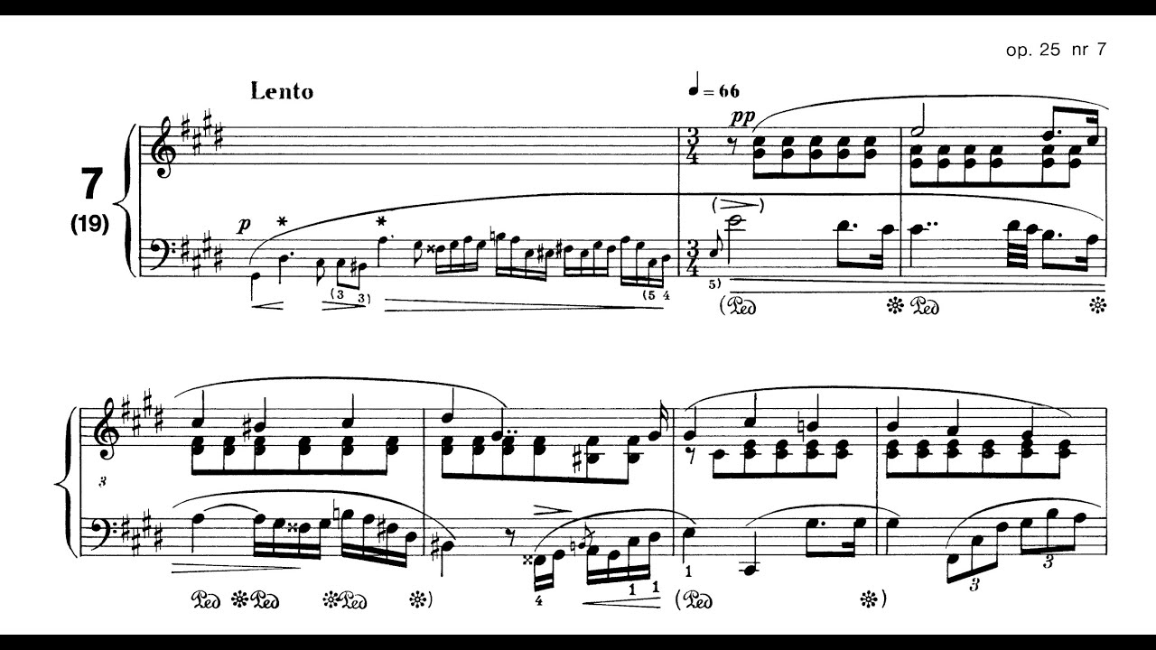 Chopin - Etude Op. 25, No. 7 [Yunchan Lim]