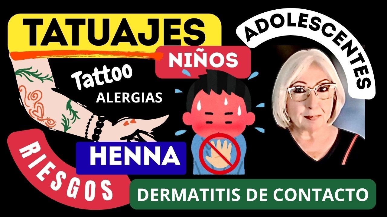 TATUAJES de HENNA PUEDEN CAUSAR DERMATITIS y ALERGIA @depielapiel 