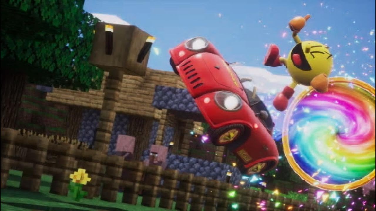 Sonic racing cross worldPacman DLC gameplay