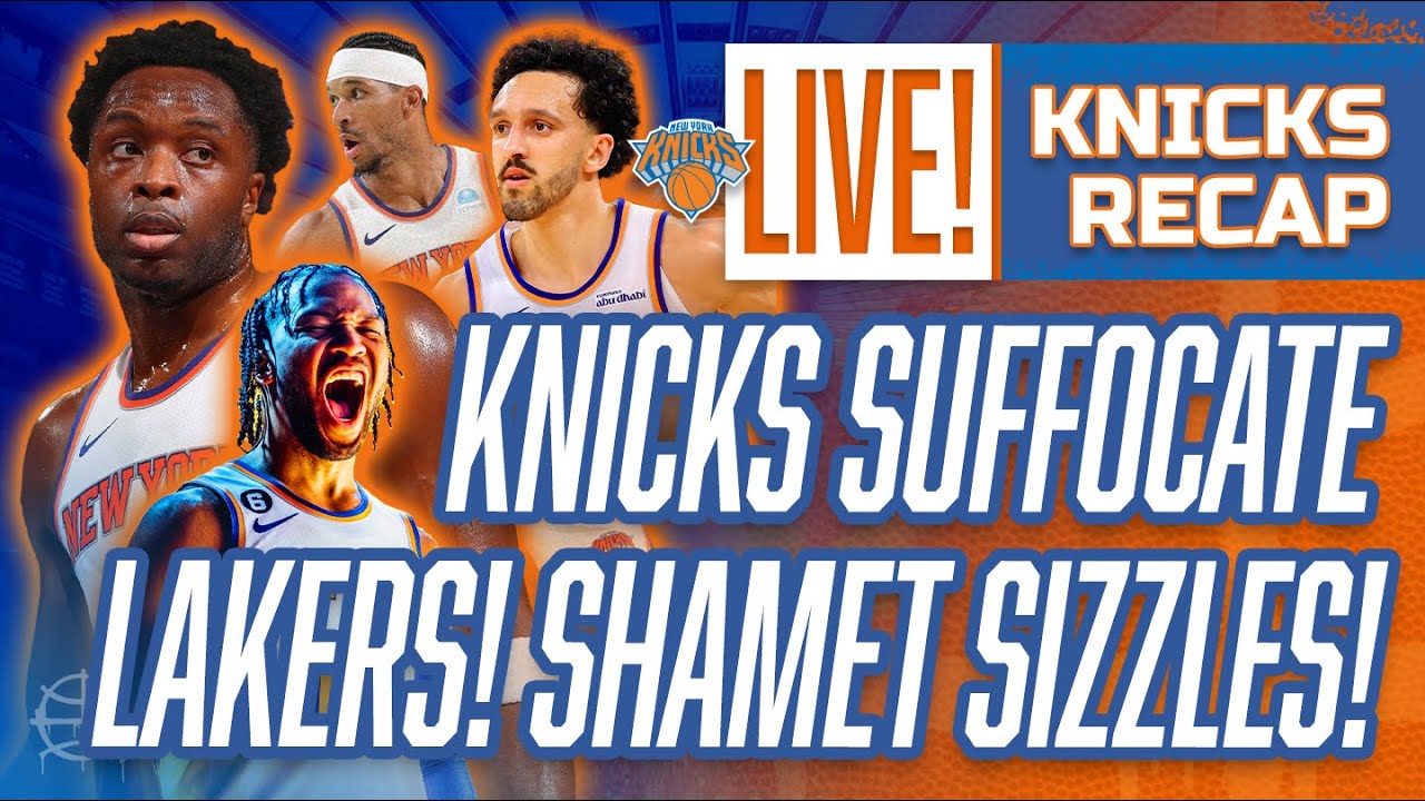 KNICKS 2nd Half Defense Suffocates Lakers! OG & Shamet Sizzle! | Knicks vs Lakers Postgame Recap