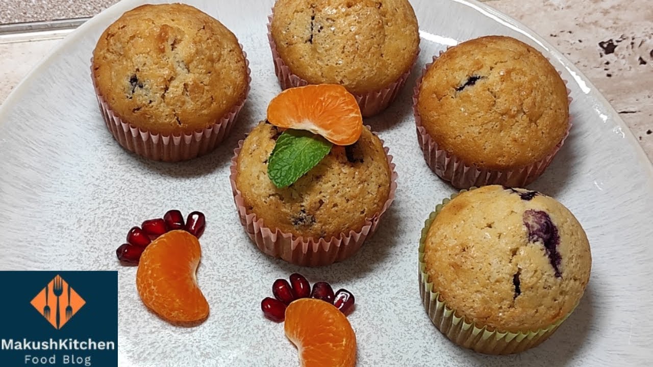 Blueberry Chocolate Muffins Recipe | MakushKitchen