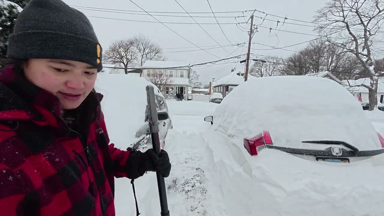 Blizzard of 2026 snow shoveling
