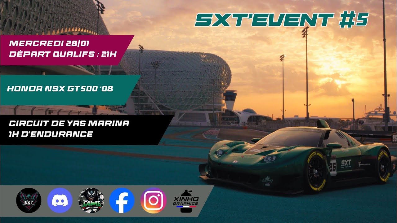The SXT'Event #5 avec la Honda NSX'08