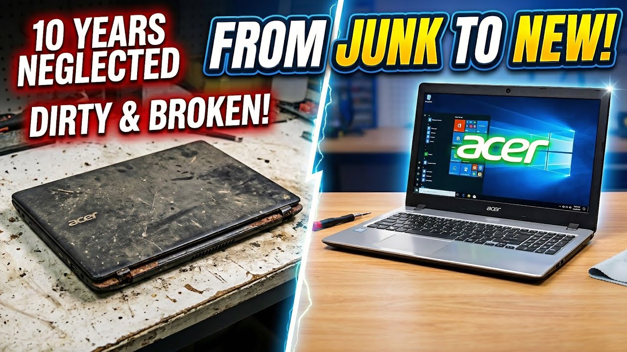Old Acer Laptop Restoration – From Dead to Like New!| Restoration Tech 
