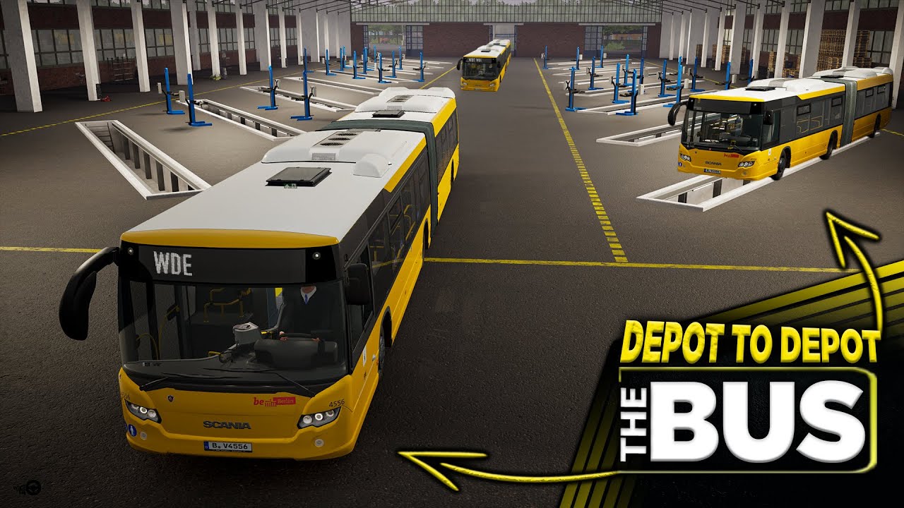 The Bus 2021 Gameplay 1.7 BETA - Depot to Depot !!! | Thrustmaster T300RS