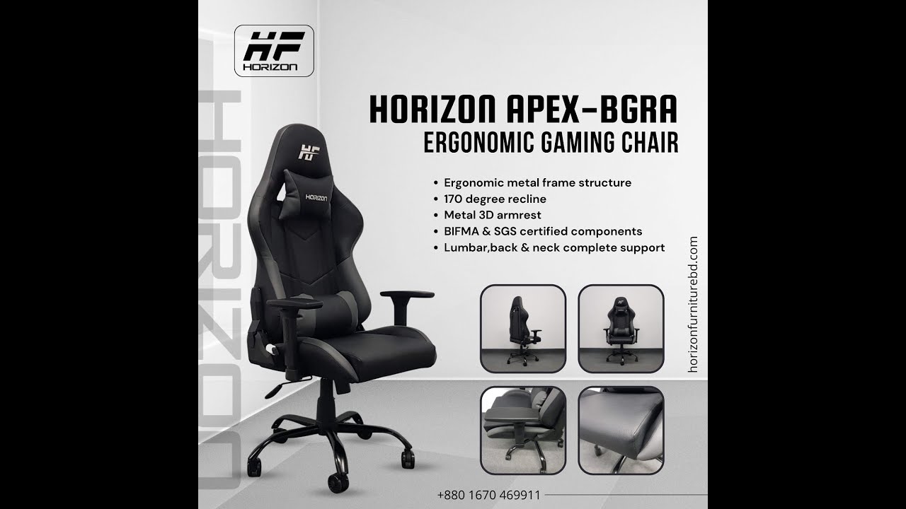 Horizon apex series of chairs setup guide