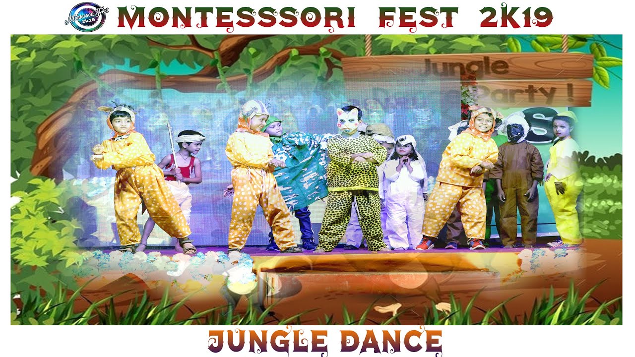 jungle dance | class 1 | Montessori Fest 2k19