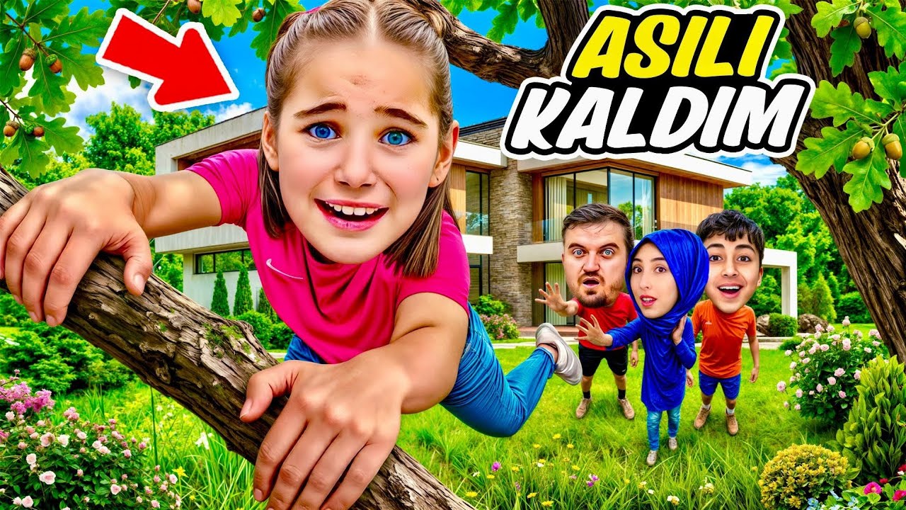 ELİF SİNEM AĞACA ÇIKTI İNEMEDİ ‼️