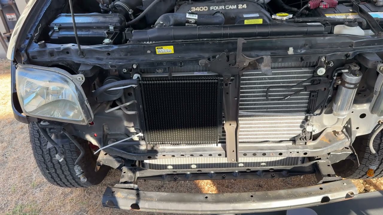Toyota Tacoma Hayden 699 External Transmission Cooler Install