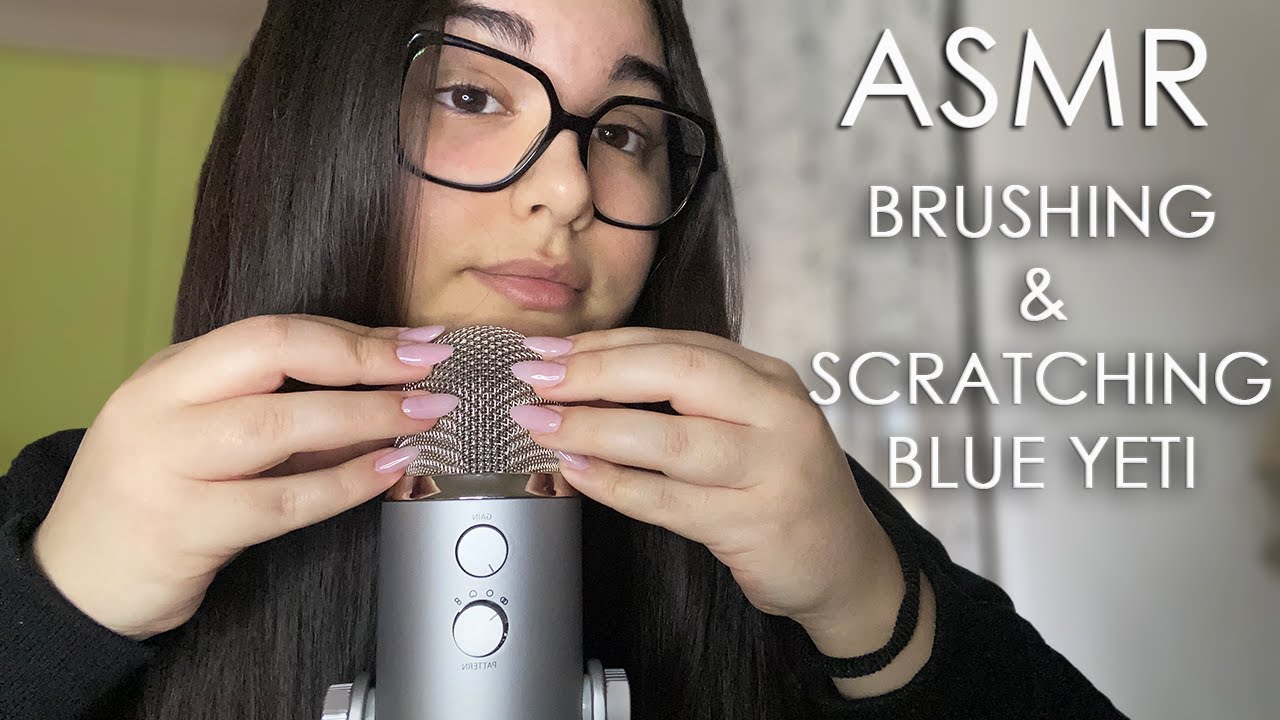 BRUSHING & SCRATCHING SUL BLUE YETI 💙| ASMR ITA Whispering