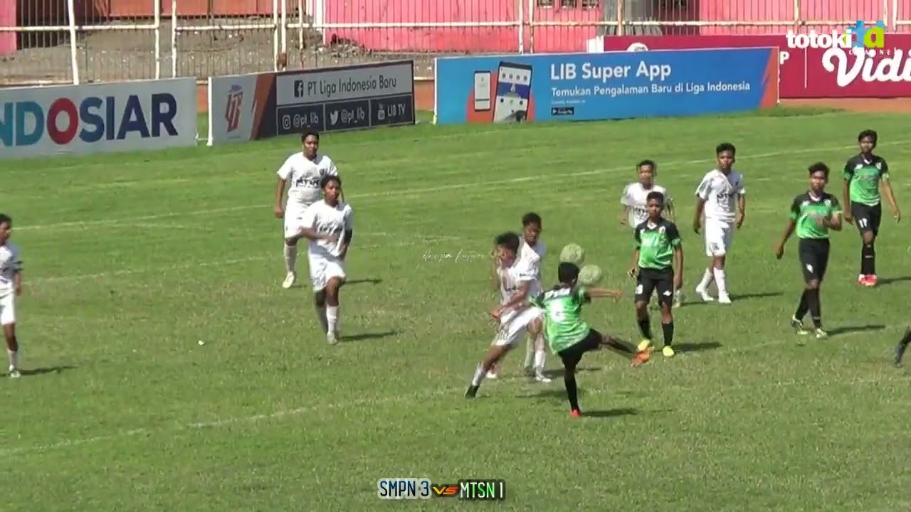SMP NEGERI 3 VS MTS NEGERI 1 KOTA BLITAR SEPAKBOLA FINAL LIGA PELAJAR PIALA WALIKOTA BLITAR
