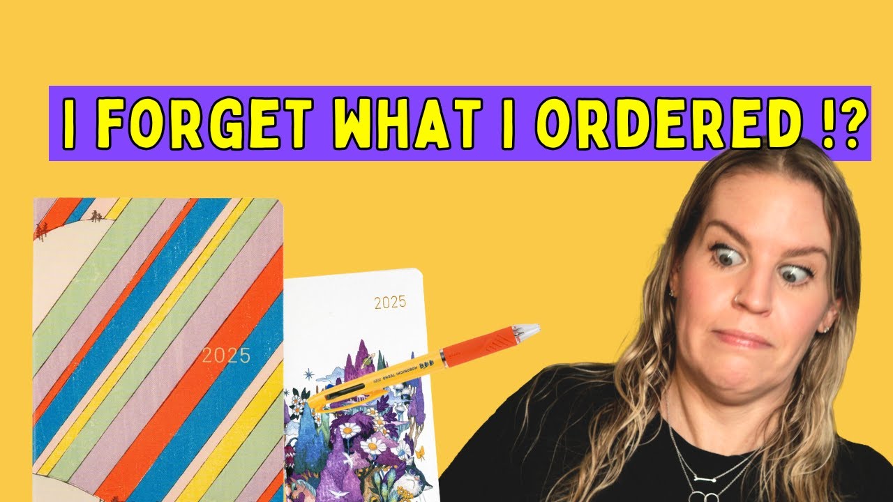 unboxing my 2025 planners, yay! #hobonichi #planner