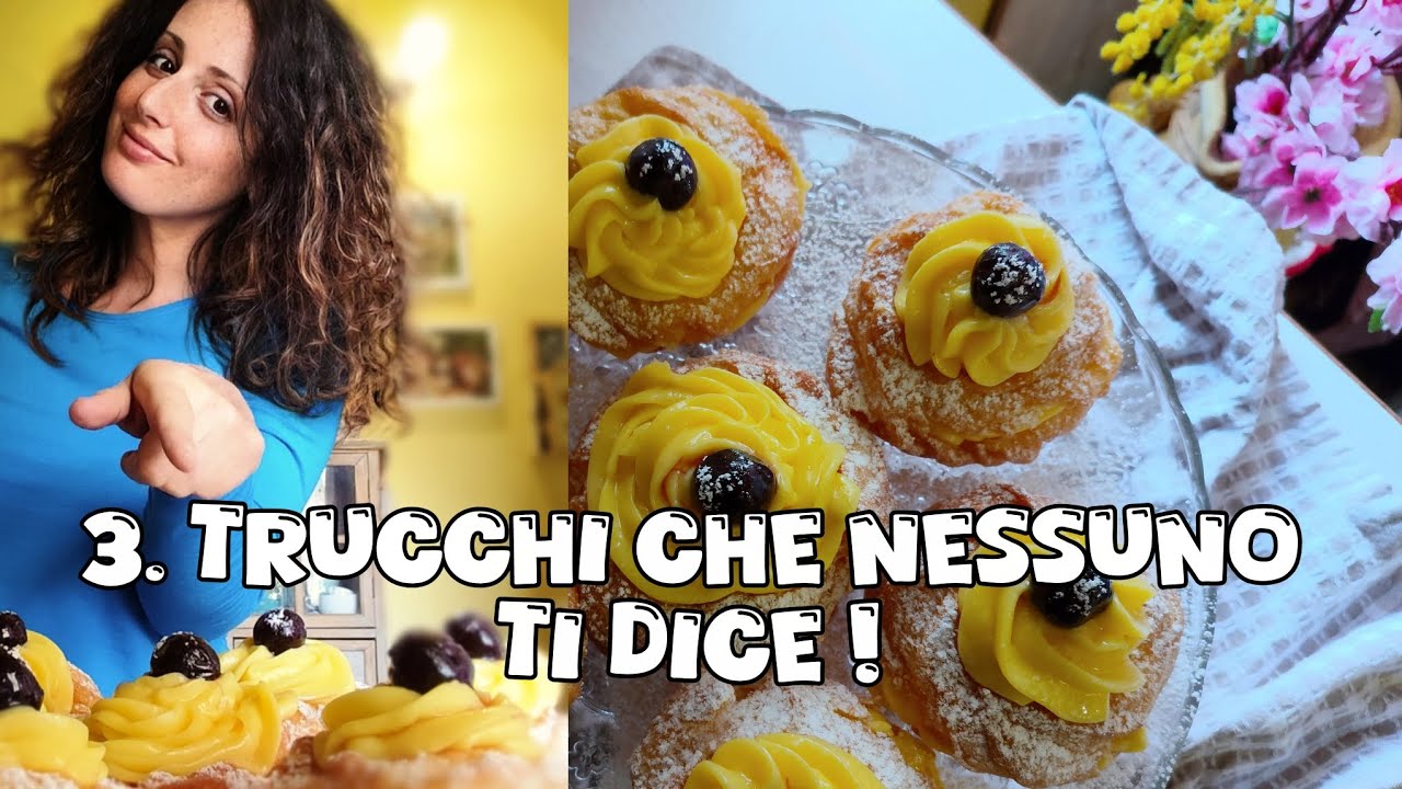 ZEPPOLE FRITTE?? NON SI DIREBBE! LEGGERISSIME 😍
