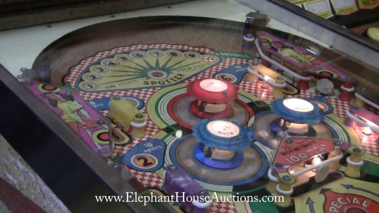 1961 Williams Ten Spot Pinball Machine : For Sale